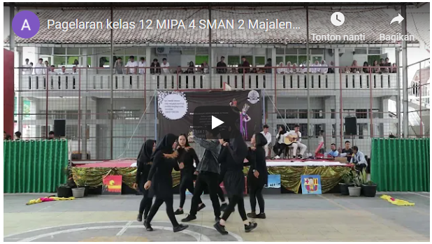 Pagelaran kelas 12 MIPA 4 SMAN 2 Majalengka